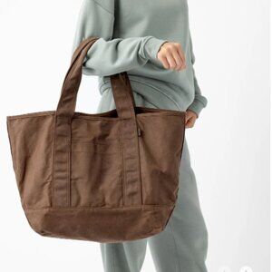 NWT Cozy Earth Waxed Canvas Tote